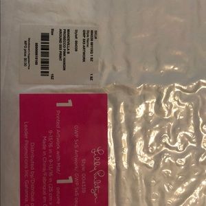 Lilly Pulitzer GWP art- Prosecco pink